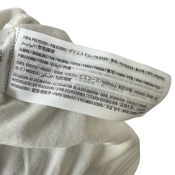 Abercrombie & Fitch Maxi Skirt Small Gray Snakeprint Chiffon Elastic Waist Flowy - Picture 7 of 7